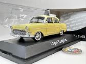 Opel Kapitan 1956 geltona 1:43 Schuco Kolekcini
