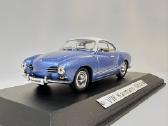 Volkswagen Karmann Ghia mėlyna-balta 1:43 Atlas - nuotraukos Nr. 3