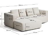Nauja kampinė sofa