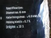 Medžio pjuvenų granulės 6mm