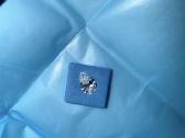 Parduodamas 1.50 ct kriaušės formos (pear) laborat