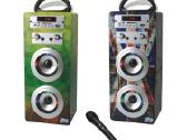 Kolonėlė su priedais Wooden Karaoke didmena