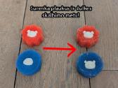 Plaukus surenkančios skalbimo kempinėlės