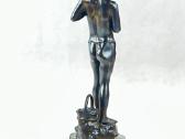 Metalinė statula ant akmens "Žvėjys" - nuotraukos Nr. 6