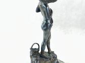 Metalinė statula ant akmens "Žvėjys" - nuotraukos Nr. 8