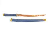 Japoniška katana su žalvariu ir dėklu - nuotraukos Nr. 4