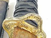 Japoniška katana su žalvariu ir dėklu - nuotraukos Nr. 7