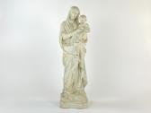Gipsinė Švč. Mergelės Marijos ir kūd. Jėzaus statu