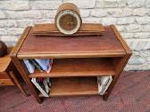 Vintažinė mid century riešutmedžio knygų lentyna - nuotraukos Nr. 4