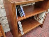 Vintažinė mid century riešutmedžio knygų lentyna - nuotraukos Nr. 6