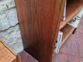 Vintažinė mid century riešutmedžio knygų lentyna - nuotraukos Nr. 8