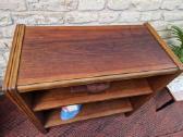 Vintažinė mid century riešutmedžio knygų lentyna - nuotraukos Nr. 19
