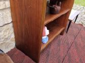 Vintažinė mid century riešutmedžio knygų lentyna - nuotraukos Nr. 20