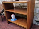 Vintažinė mid century riešutmedžio knygų lentyna - nuotraukos Nr. 25