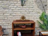 Vintažinė mid century riešutmedžio knygų lentyna - nuotraukos Nr. 28