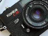 Konica C35 Ef senovinis fotoaparatas su juostele - nuotraukos Nr. 2