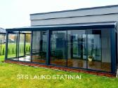 Stoginės, terasos, stiklinimas