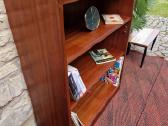 Vintažinė mid century tikmedžio knygų lentyna - nuotraukos Nr. 6