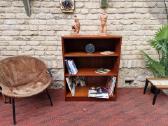 Vintažinė mid century tikmedžio knygų lentyna - nuotraukos Nr. 13