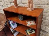 Vintažinė mid century tikmedžio knygų lentyna - nuotraukos Nr. 17