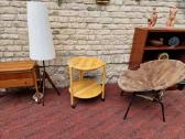 Vintažinis mid century serviravimo staliukas - nuotraukos Nr. 3
