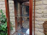 Vintažinė mid century pakabinama vitrina/spintelė - nuotraukos Nr. 9