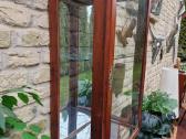 Vintažinė mid century pakabinama vitrina/spintelė - nuotraukos Nr. 12