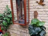 Vintažinė mid century pakabinama vitrina/spintelė - nuotraukos Nr. 16