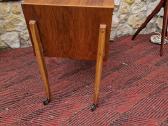 Vintažinis mid century tikmedžio staliukas/siūlinė - nuotraukos Nr. 13