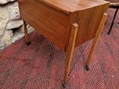 Vintažinis mid century tikmedžio staliukas/siūlinė - nuotraukos Nr. 14