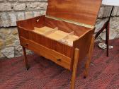 Vintažinis mid century tikmedžio staliukas/siūlinė - nuotraukos Nr. 29
