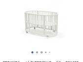 Vaikiška lovytė Stokke V3 white su čiužiniu.nauja