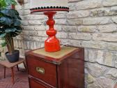 Vintažinė mid century raudonmedžio masyvo komodėlė - nuotraukos Nr. 24