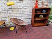 Vintažinis mid century zomšos fotelis"balloon" - nuotraukos Nr. 27