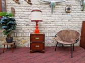 Vintažinis mid century zomšos fotelis"balloon" - nuotraukos Nr. 35