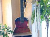 Gitaros formos sieninis šviestuvas - lentynėlė - nuotraukos Nr. 3