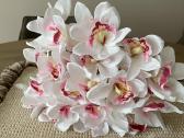 24 vienetų Orchidėjų puokštė dirbtinių gėlių - nuotraukos Nr. 5