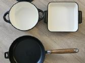 Ketaus puodai Orrefors Jernverk