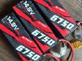 Mazai naudotos gens ace Lipo 6750mah 4S 60c bateri - nuotraukos Nr. 2