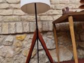Vintažinis mid century tikmedžio toršeras - nuotraukos Nr. 8