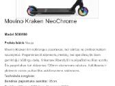Movino Kraken Neochrome triukinis paspirtukas - nuotraukos Nr. 3