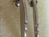 Masyvus (5gr) aukso (750) auskarai su briliantais - nuotraukos Nr. 2