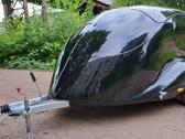 Priekaba keturračiams ir motociklams, aerodinaminė