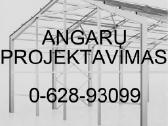 Angarai fermos sandėliai projektavimas statyba