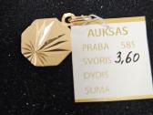 Auksiniai pakabukai - nuo 35 Eur. - nuotraukos Nr. 3