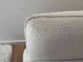 Balta bukle sofa - nuotraukos Nr. 7