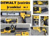 Dewalt įvairūs įrankiai 10 modelių