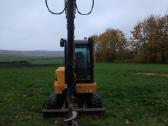 3.5 t mini ekskavatoriaus nuoma su operatoriumi