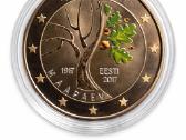 Dengtos emale proginės dviejų eurų monetų - nuotraukos Nr. 5