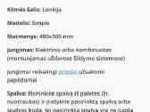 Rankšluosčių džiovintuvas Terma Simple - nuotraukos Nr. 4